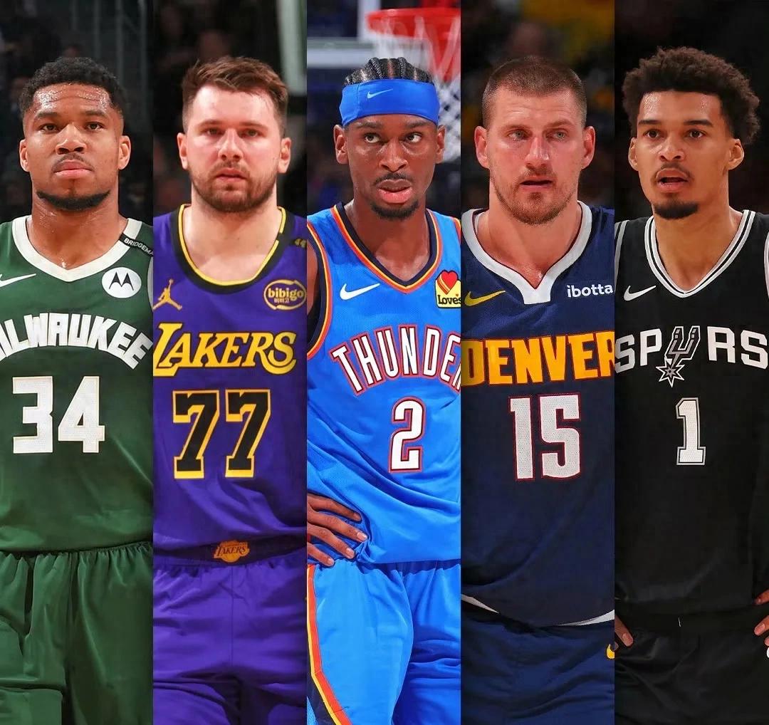 NBA前5球星，沒(méi)有美國(guó)人了...