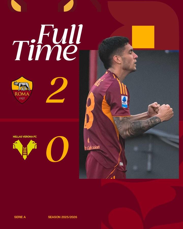 防守提升，羅馬隊史第4次單賽季意甲前5場丟球數(shù)不超過1球